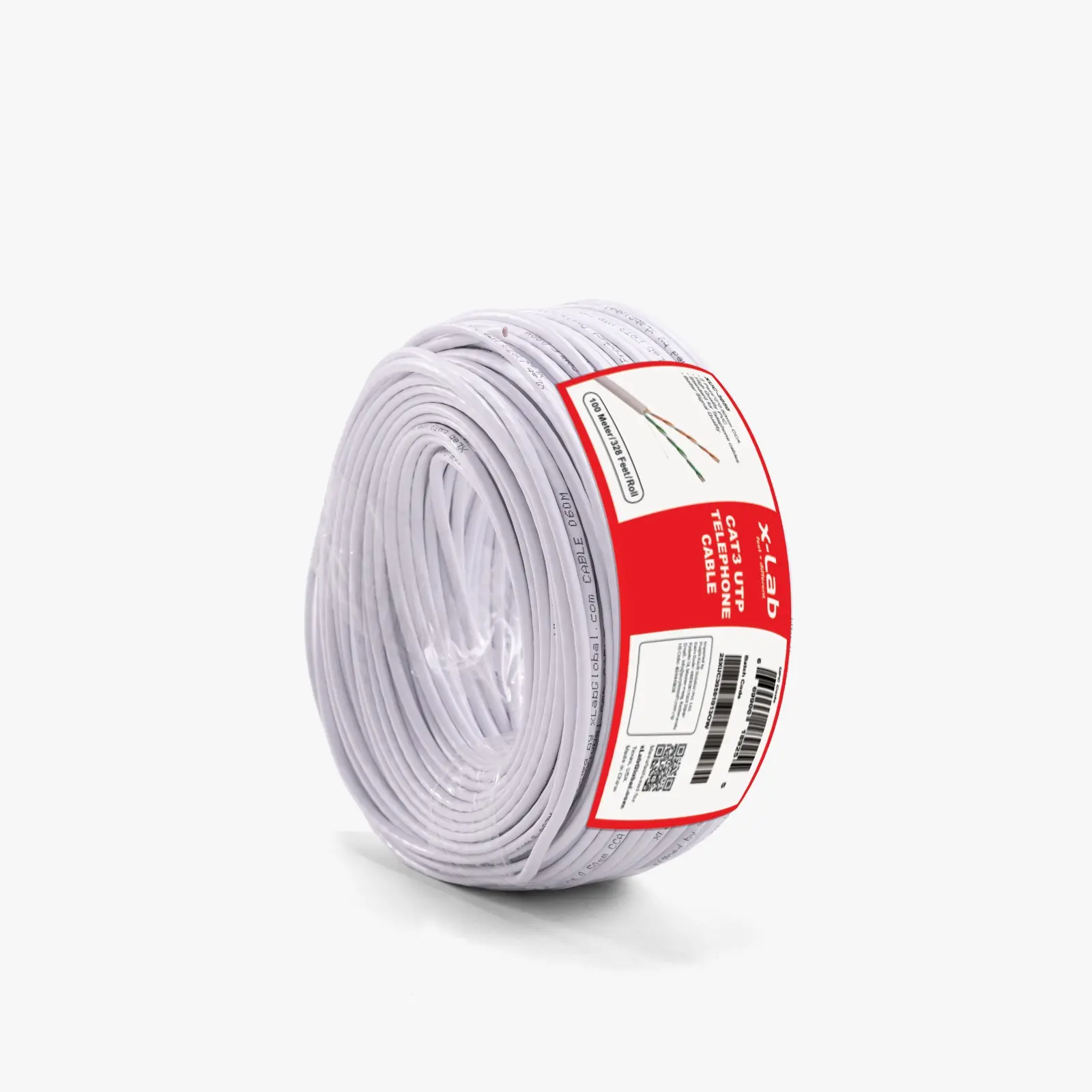 xLab XUC-3050 UTP CAT3 Cable (2pair*2*0.50mm+100mtr)